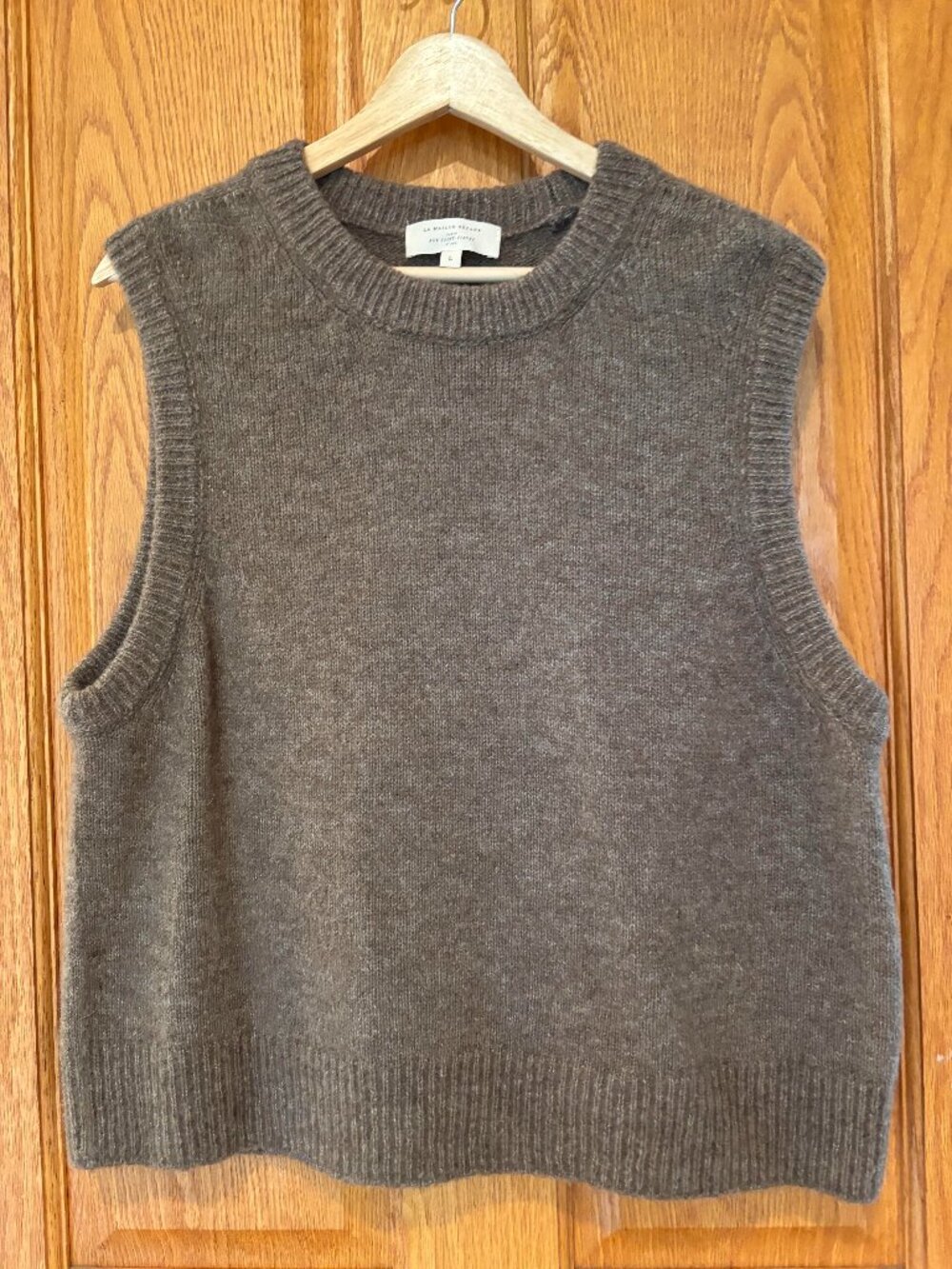 SEZANE SAMUEL KNIT SWEATER VEST LARGE NEVER WORN